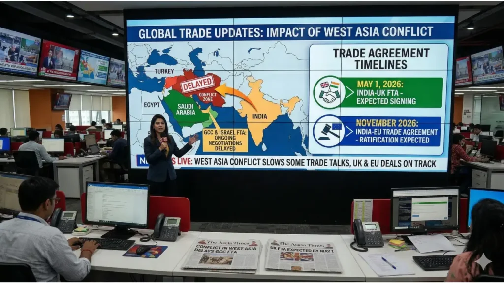 India FTA Talks West Asia Crisis impact
