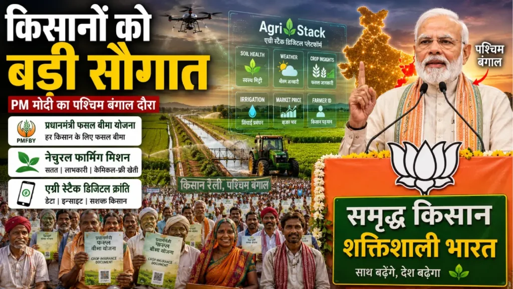 PM Modi Agricultural Schemes in West Bengal