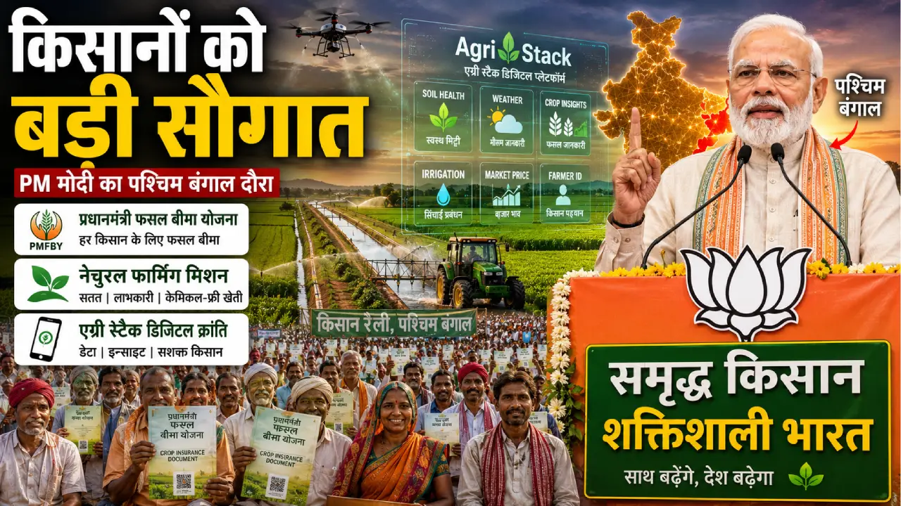 PM Modi Agricultural Schemes in West Bengal