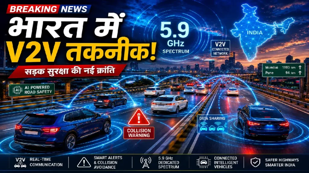 V2V Spectrum De-Licensed in India