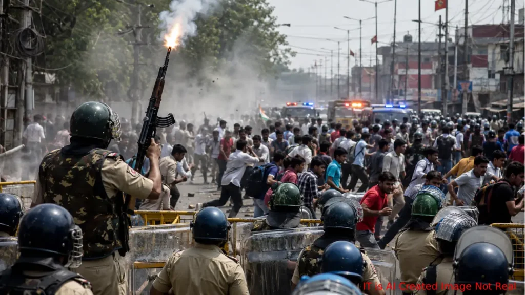 Bihar AK-47 Student Protest