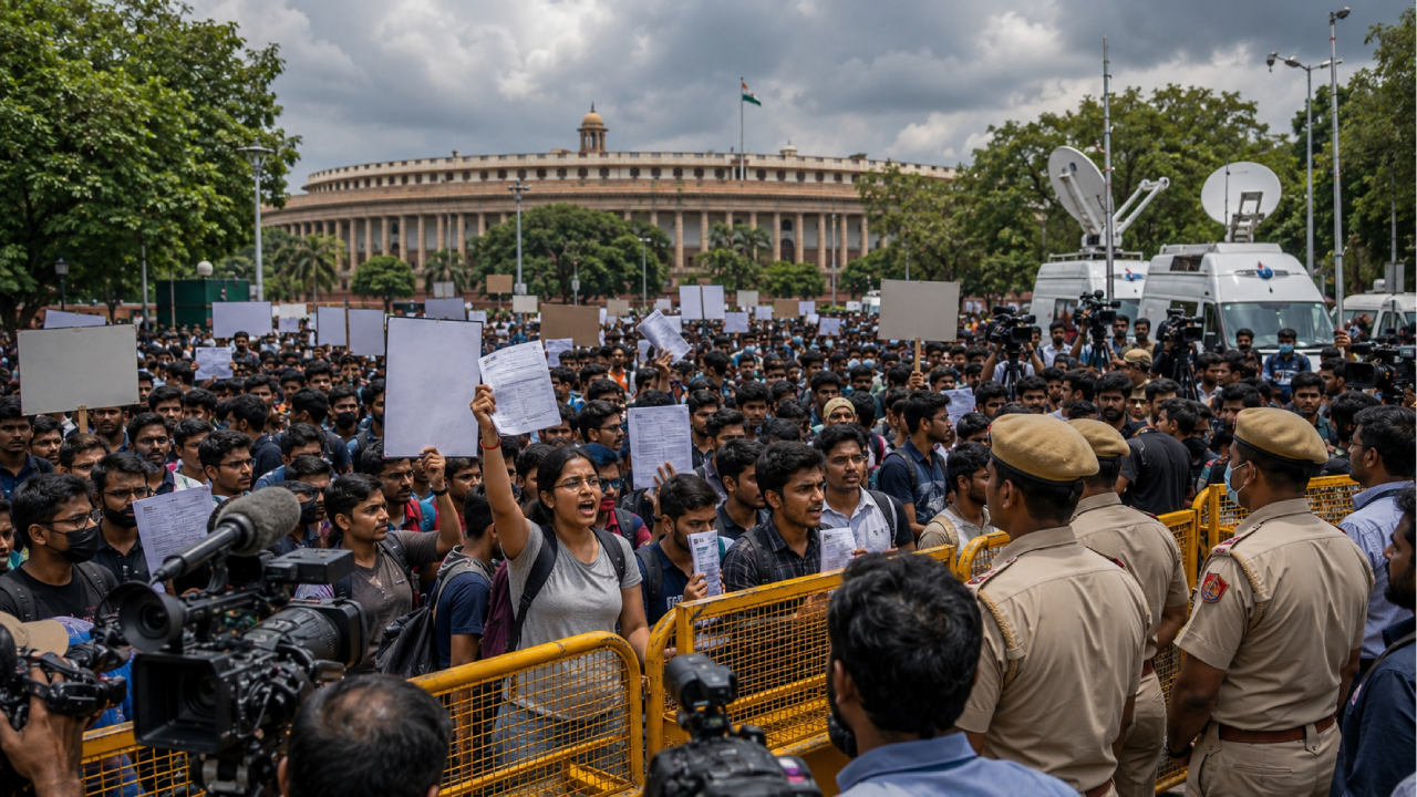 NEET Paper Leak Protest