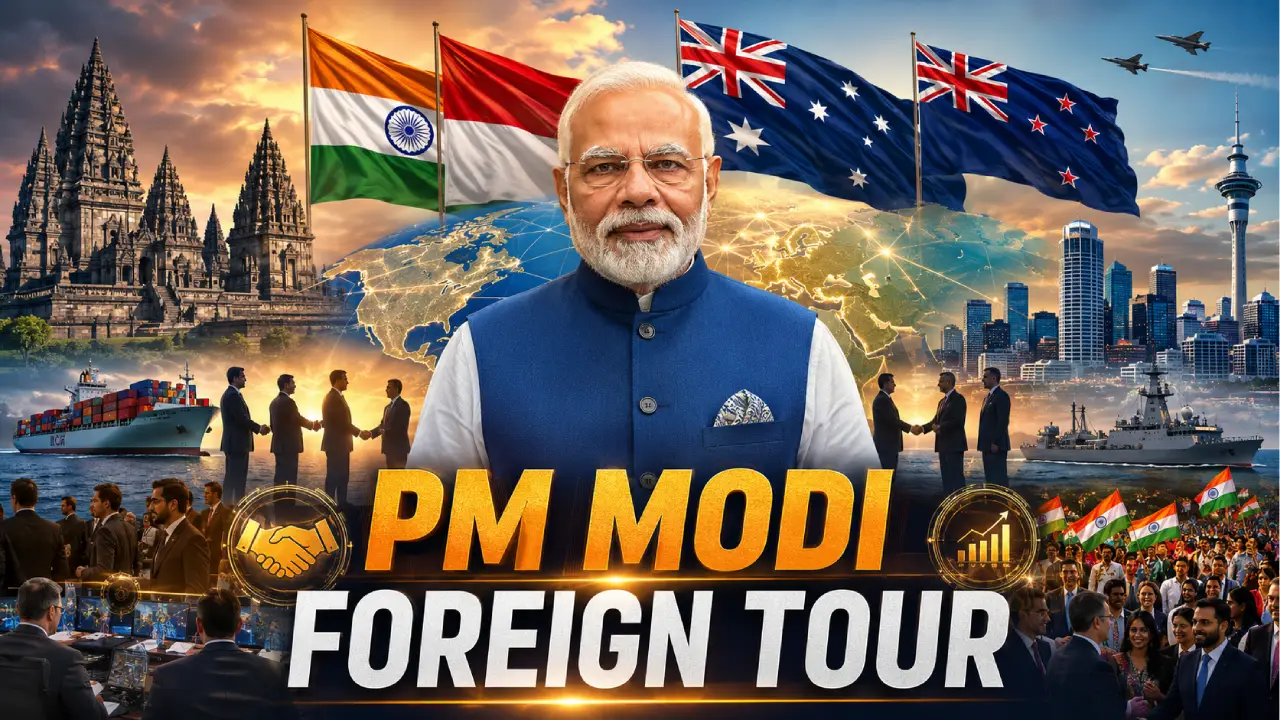 PM Modi Indonesia Australia New Zealand Visit