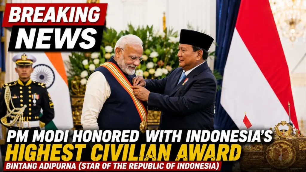 PM Modi Indonesia Highest Civilian Honour
