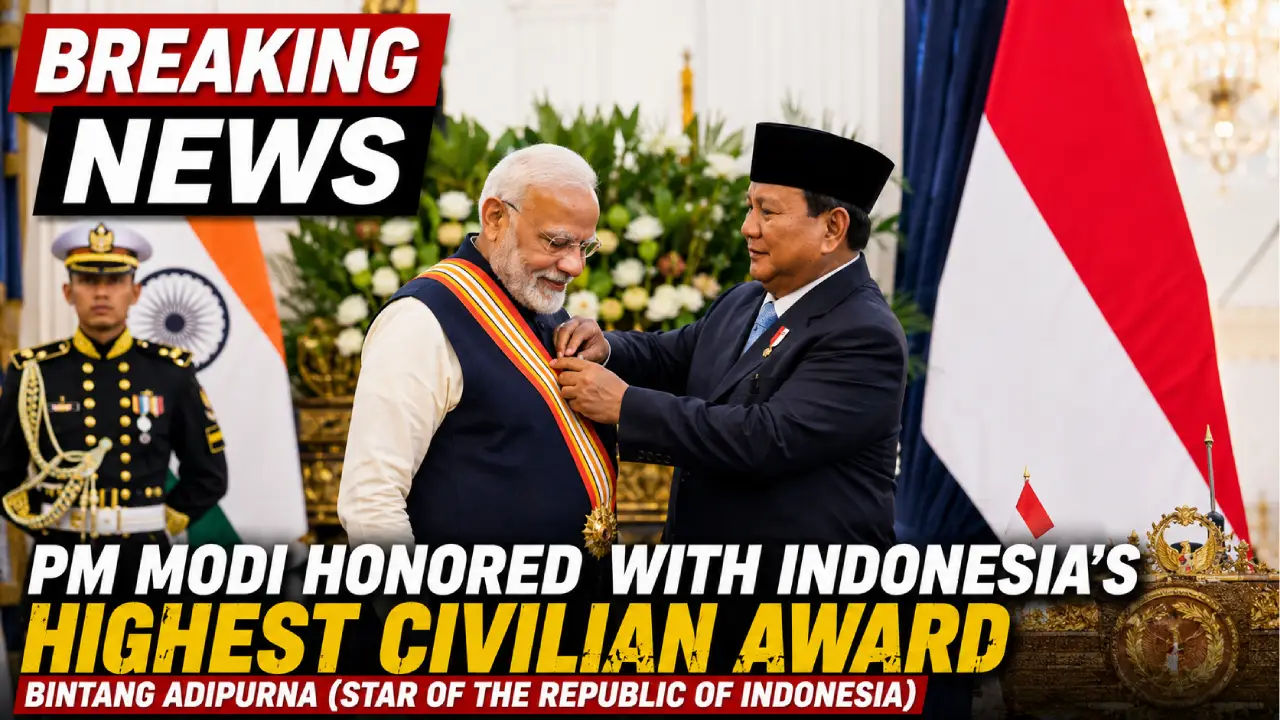 PM Modi Indonesia Highest Civilian Honour